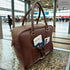 Vamika 90 Feet Genuine Leather Brown Tote Bag